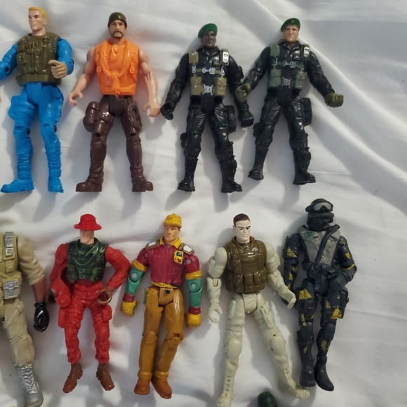 : 15 military scuba work force action military army forces figures 4" tall - Picture 5 of 6